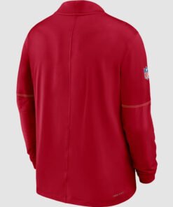 Nike 2026 San Francisco 49ers Quarter Zip Red Jacket