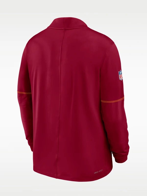 Washington Commanders 2026 Sideline Nike Quarter-Zip Top Nike 2026 Washington Commanders Quarter Zip Red Jacket