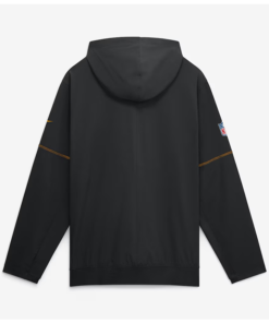 Pittsburgh Steelers 2026 Sideline Anorak Half-Zip Jacket Nike Pittsburgh Steelers 2026 Black Sideline Anorak Jacket