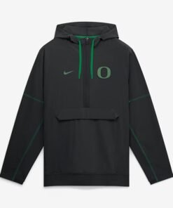 Oregon Ducks 2026 Sideline Anorak Half-Zip Jacket