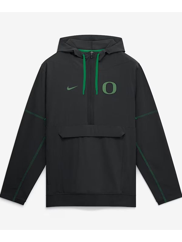 Oregon Ducks 2026 Sideline Anorak Half-Zip Jacket Oregon Ducks 2026 Sideline Anorak Half-Zip Jacket