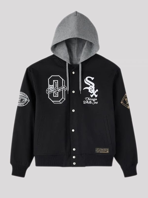 OVO x MLB 2026 Chicago White Sox Bomber Jacket OVO x MLB 2026 Chicago White Sox Bomber Jacket