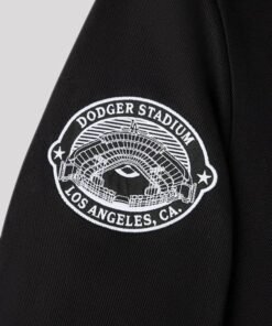 OVO x MLB 2026 Los Angeles Dodgers Black Jacket