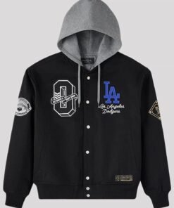 OVO x MLB 2026 Los Angeles Dodgers Bomber Jacket