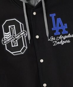 OVO x MLB 2026 Los Angeles Dodgers Hooded Jacket