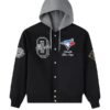 OVO x MLB Toronto Blue Jays Full Snap Bomber Jacket