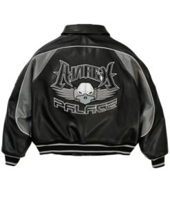 Palace x Avirex Black Bomber Jacket