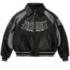 Palace x Avirex Black Leather Jacket