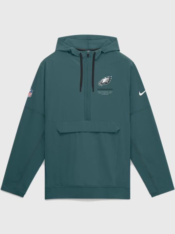 Philadelphia Eagles 2026 Sideline Anorak Half-Zip Jacket Philadelphia Eagles 2026 Sideline Anorak Half-Zip Jacket