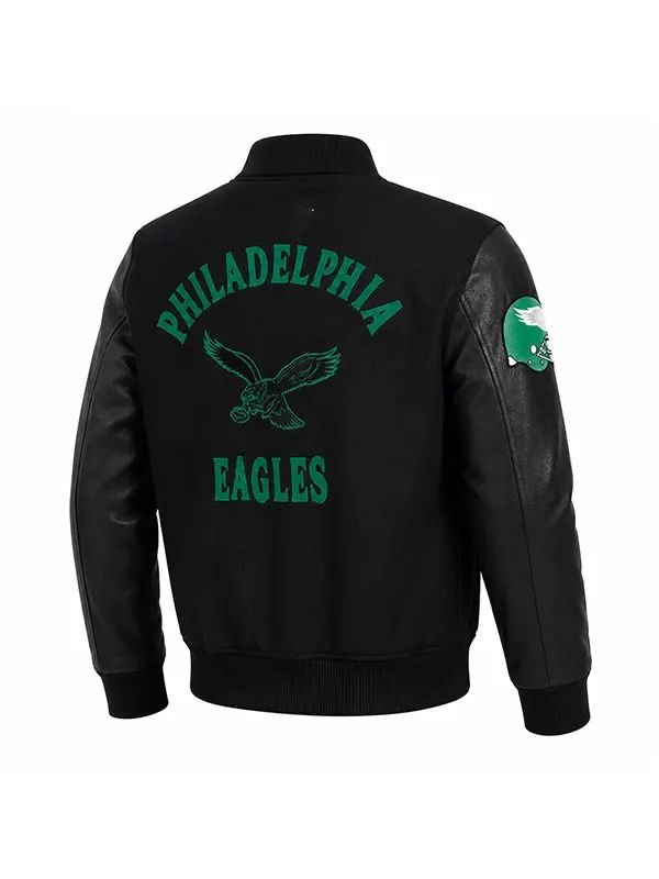 Philadelphia Eagles First Team Varsity Jacket Philadelphia Eagles First Team Lettermen Jacket