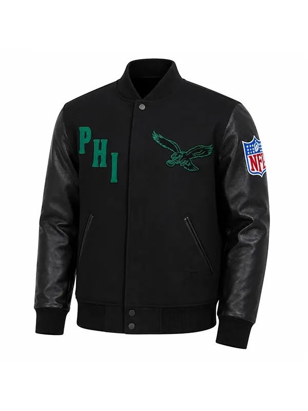 Philadelphia Eagles First Team Varsity Jacket Philadelphia Eagles First Team Varsity Jacket