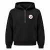 Houston Astros True Navy Coaches Jacket Pittsburgh Steelers Scuba Half-Zip Hoodie
