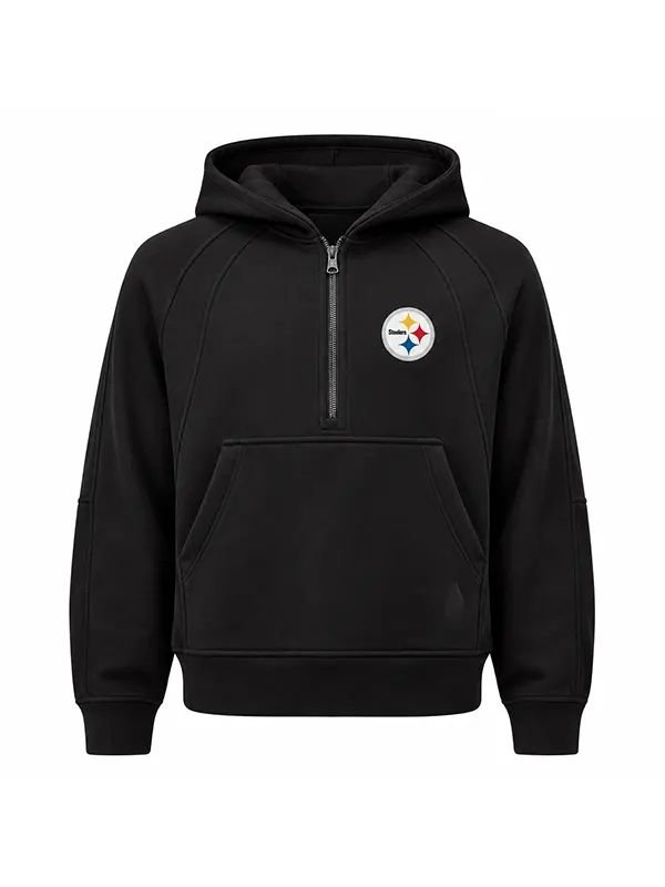 Pittsburgh Steelers Scuba Half-Zip Hoodie Pittsburgh Steelers Scuba Half-Zip Hoodie