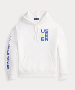 Polo Ralph Lauren 2026 US Open Big Fit Graphic Hoodie Polo Ralph Lauren 2026 US Open Big Fit Graphic Hoodie White