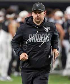 Preseason 2026 Las Vegas Raiders Sideline Hoodie Preseason 2026 Las Vegas Raiders Pullover Hoodie Black