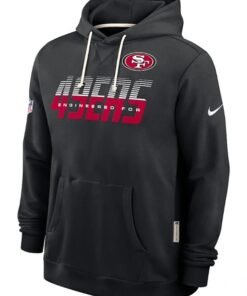 Preseason 2026 San Francisco 49ers Sideline Hoodie Preseason 2026 San Francisco 49ers Pullover Hoodie Black
