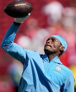 Preseason 2026 Tennessee Titans Sideline Quarter-Zip Pullover Jacket Preseason 2026 Tennessee Titans Sideline Quarter-Zip Blue Jacket
