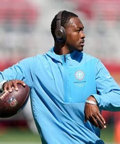 Preseason 2026 Tennessee Titans Sideline Quarter-Zip Pullover Jacket