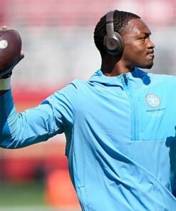 Preseason 2026 Tennessee Titans Sideline Quarter-Zip Pullover Jacket Preseason 2026 Tennessee Titans Sideline Quarter-Zip Pullover Jacket Blue