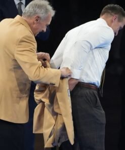 Hall Of Fame Dinner Gold Jacket 2026 Pro Football Hall of Fame Golden Blazer Jacket 2026
