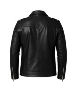 Ryan Gosling Ghost Rider Black Leather Jacket Ryan Gosling Ghost Rider Black Biker Jacket