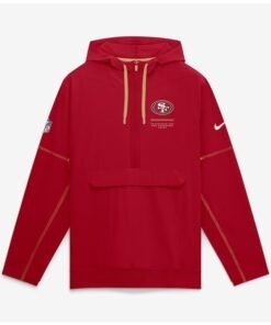San Francisco 49ers 2026 Sideline Anorak Half-Zip Jacket
