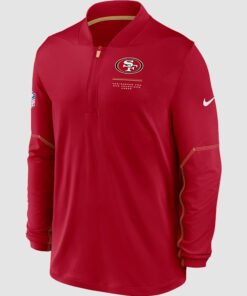 San Francisco 49ers 2026 Sideline Nike Quarter-Zip Top