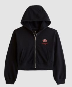 San Francisco 49ers Abercrombie & Fitch Full-Zip Hoodie Front