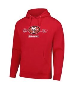 San Francisco 49ers Bud Red Hoodie