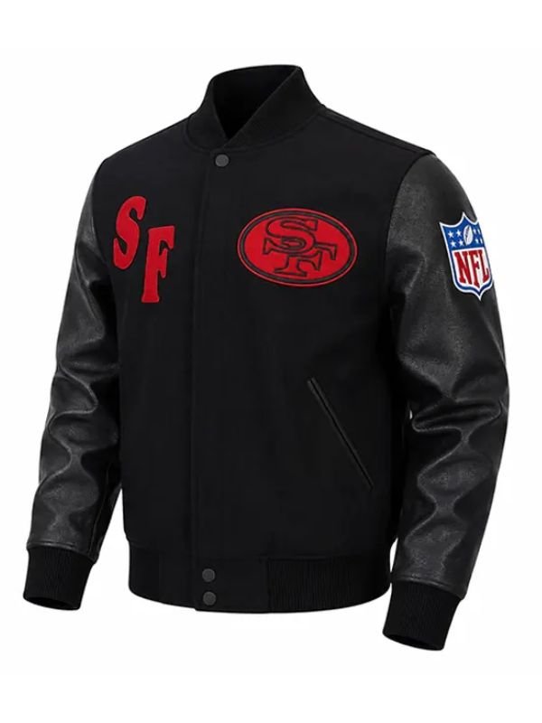 San Francisco 49ers First Team Varsity Jacket San Francisco 49ers First Team Varsity Jacket