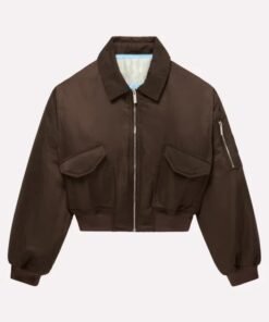 Scarlet and Sam Bomber Jacket Scarlet And Sam Bomber Jacket Brown