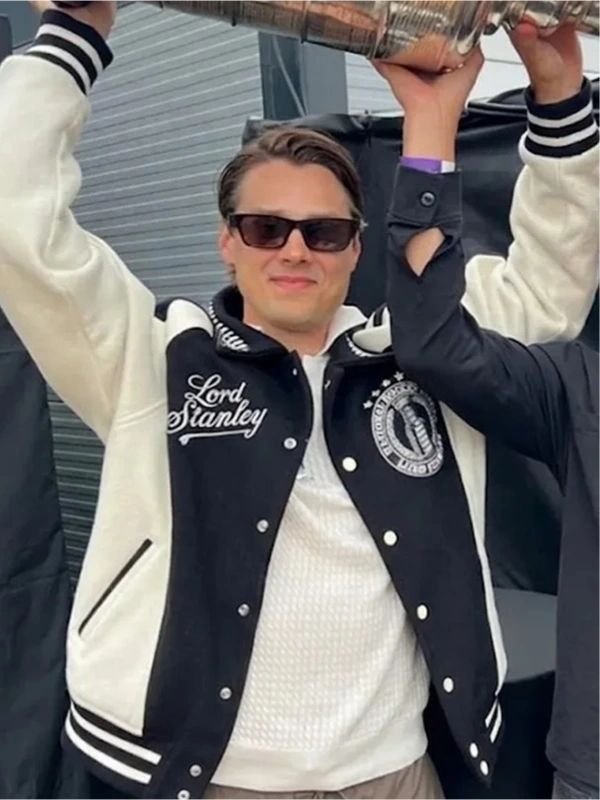 Sebastian Aho NHL Lord Stanley Varsity Jacket Sebastian Aho NHL Lord Stanley Varsity Jacket