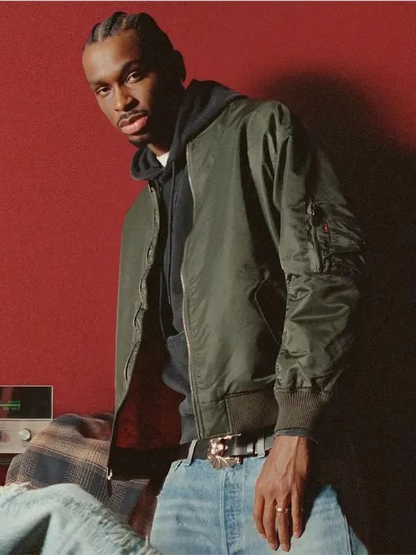 Shai Gilgeous-Alexander Levi’s MA-1 Bomber Jacket Shai Gilgeous-Alexander Levi’s MA-1 Bomber Jacket Olive Green