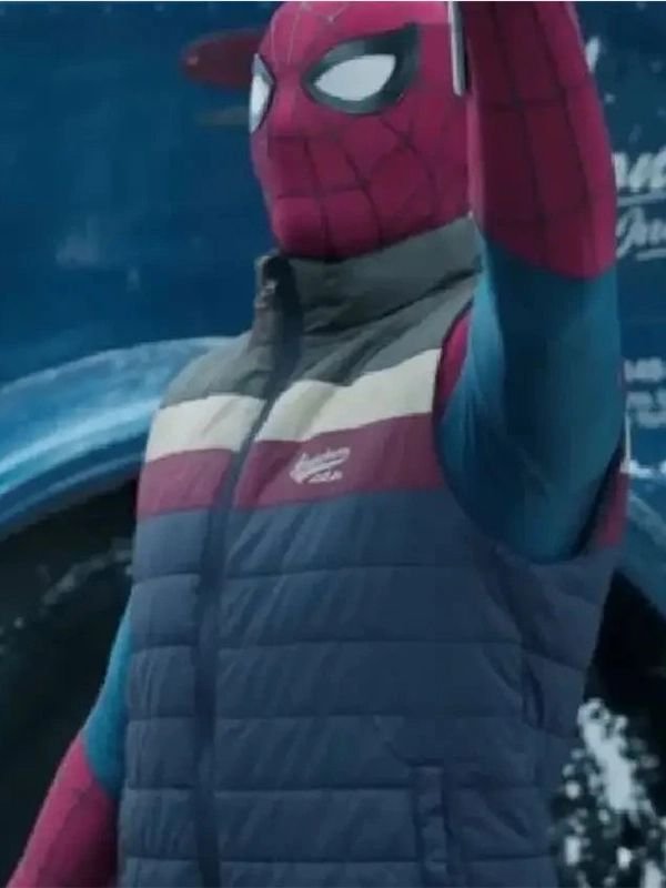 Spider-Man Brand New Day Peter Parker Puffer Vest Spider-Man Brand New Day Peter Parker Multicolor Vest