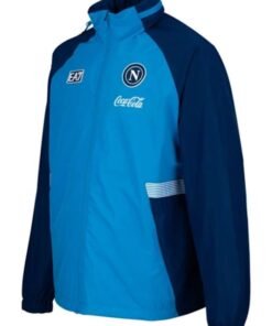 SSC Napoli 2026/27 Windbreaker Hooded Jacket SSC Napoli 2026/27 Windbreaker Blue Jacket Hooded