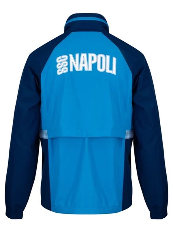 SSC Napoli 2026/27 Windbreaker Hooded Jacket SSC Napoli 2026/27 Windbreaker Blue Jacket