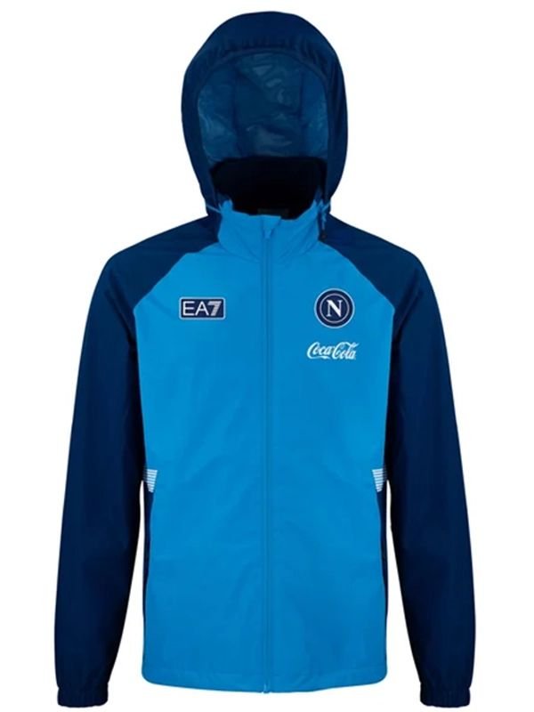 SSC Napoli 2026/27 Windbreaker Hooded Jacket SSC Napoli 2026/27 Windbreaker Hooded Jacket Blue