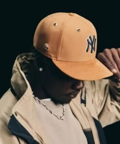 Timberland x New Era x MLB Jazz Chisholm Jr. Jacket Timberland x New Era x Jazz Chisholm Jr. Yankees Beige Track Jacket
