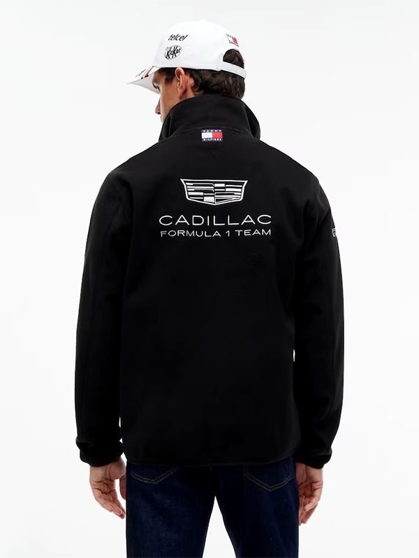 Tommy Hilfiger Cadillac F1 Team Fleece Jacket Tommy Hilfiger Cadillac F1 Team Black Jacket
