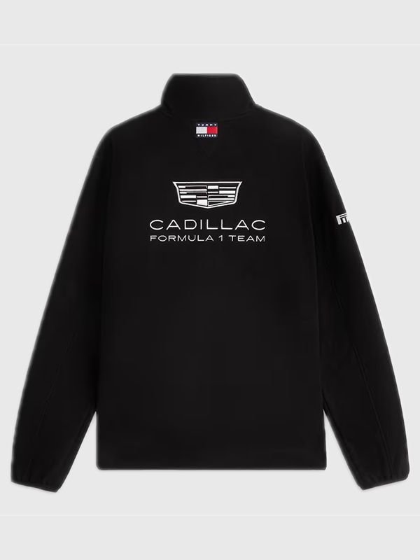 Tommy Hilfiger Cadillac F1 Team Fleece Jacket Tommy Hilfiger Cadillac F1 Team Fleece Jacket Black