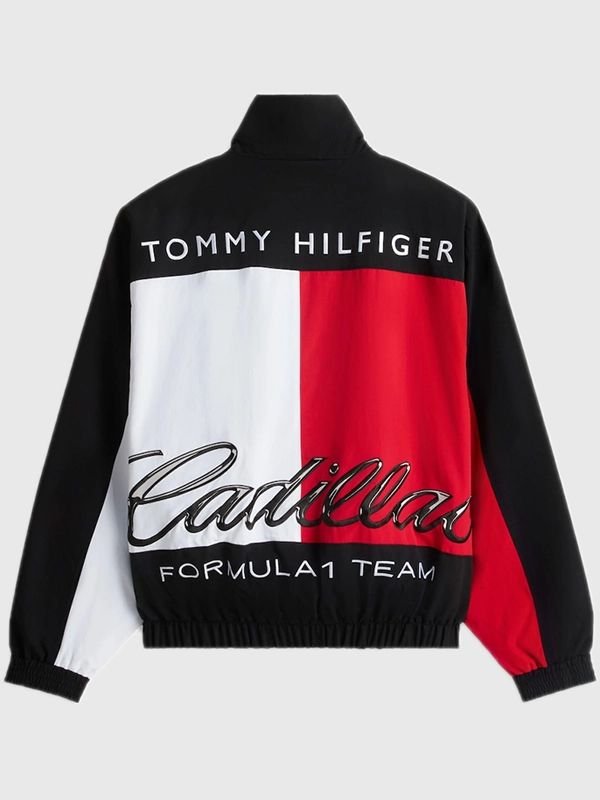 Tommy Hilfiger Cadillac F1 Team Graphic Flag Jacket Tommy Hilfiger Cadillac F1 Team Graphic Flag Jacket Black