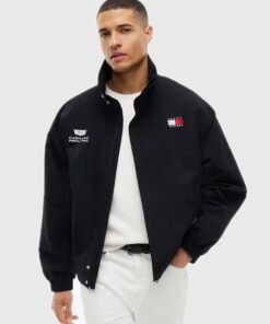 Tommy Hilfiger Cadillac F1 Team Graphic Flag Jacket Tommy x Cadillac F1 Team Back Flag Jacket