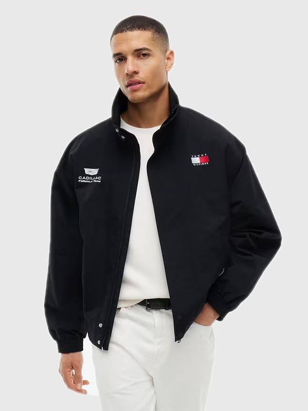 Tommy Hilfiger Cadillac F1 Team Graphic Flag Jacket Tommy x Cadillac F1 Team Back Flag Jacket