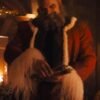 Violent Night 2 David Harbour Santa Red Leather Coat Violent Night 2 David Harbour Santa Claus Coat