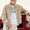 SSC Napoli 2026/27 Windbreaker Hooded Jacket Visvim Motors Club 2026 Beige Jacket