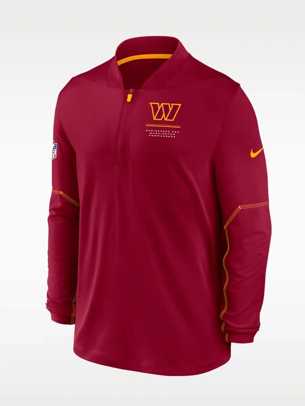 Washington Commanders 2026 Sideline Nike Quarter-Zip Top Washington Commanders 2026 Sideline Nike Quarter-Zip Top