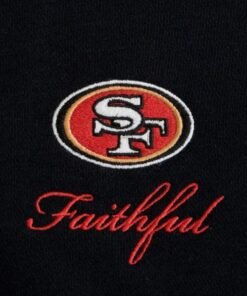 San Francisco 49ers Abercrombie & Fitch Full-Zip Hoodie Womens Abercrombie San Francisco 49ers Black Zip Up Hoodie