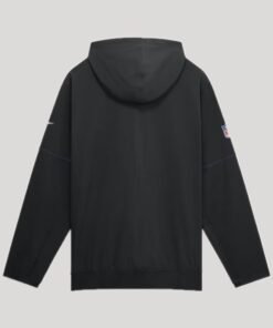 Womens Baltimore Ravens 2026 Sideline Anorak Half-Zip Jacket Womens Baltimore Ravens 2026 Sideline Anorak Hooded Jacket