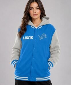 Women’s Detroit Lions 2026 New Era Hoodie Jacket