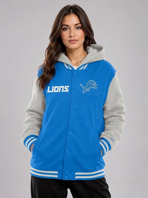 Women’s Detroit Lions 2026 New Era Hoodie Jacket Women’s Detroit Lions 2026 New Era Hoodie Jacket